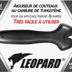 Affûteur Léopard au carbure de tungstène - noir