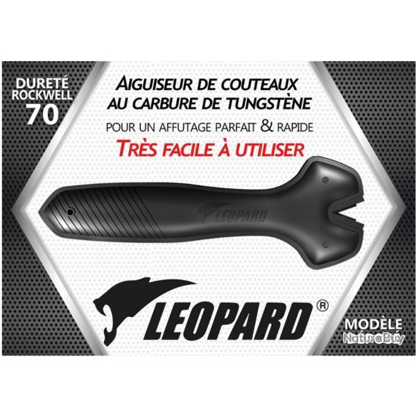 Affteur Lopard au carbure de tungstne - noir