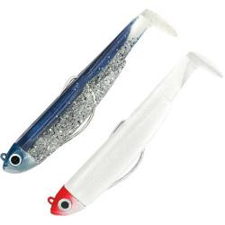 Double Combo Black Minnow 120 Shore - 12cm - 12g - Taille 3 Barracuda Blue - White Red