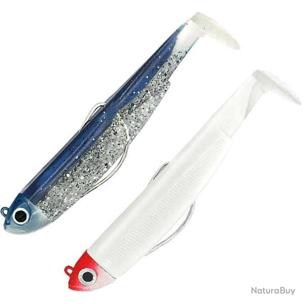 Double Combo Black Minnow 120 Shore - 12cm - 12g - Taille 3 Barracuda Blue - White Red