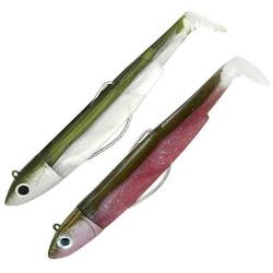 Double Combo Black Minnow 120 Off Shore - 12cm - 25g Khaki - Pink