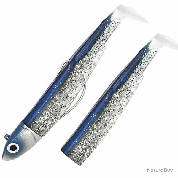 Combo Black Minnow Off Shore 14cm 40g - Taille 4 - Bm 140 - Barracuda Blue