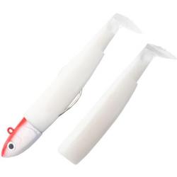 Combo Black Minnow 140 Deep - 14cm - 60g - Taille 4 White Red Head