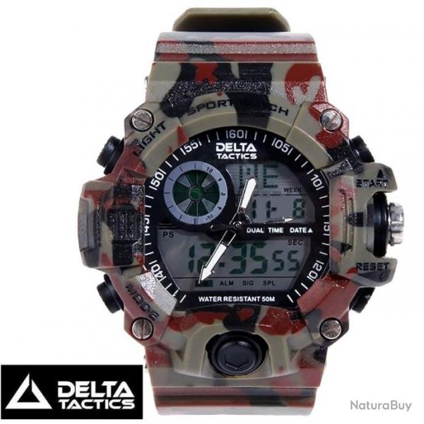 Montre tactique camouflage homme - Rsistante, tanche et multifonction pour l'airsoft et les sports