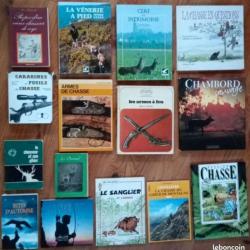 beaux livres sur la chasse et les armes