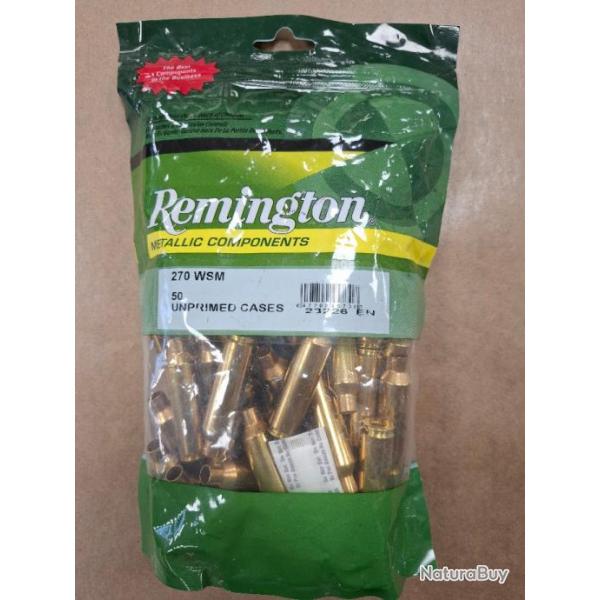 lot de 50 douilles Remington de 270 WSM - NEUVE