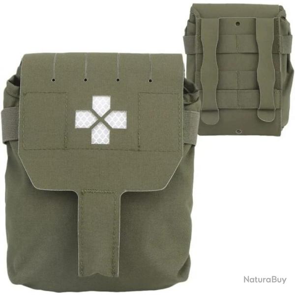 Pochette tactique Molle EDC  dploiement rapide-*Green