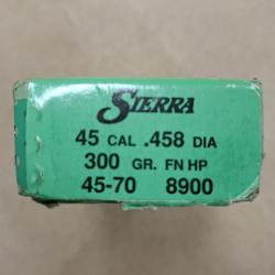 26 ogives Sierra cal .458 300gr