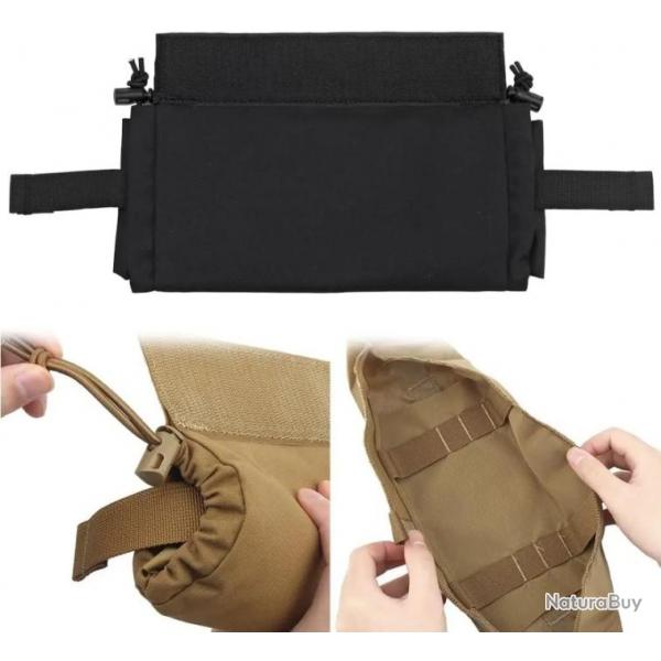 Pochette de dcharge mdicale tactique enroulable-*BLACK- LIVRAISON GRATUITE !!!