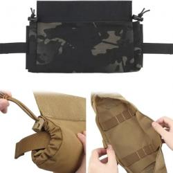 Pochette de décharge médicale tactique enroulable-*Black Camo- LIVRAISON GRATUITE !!!