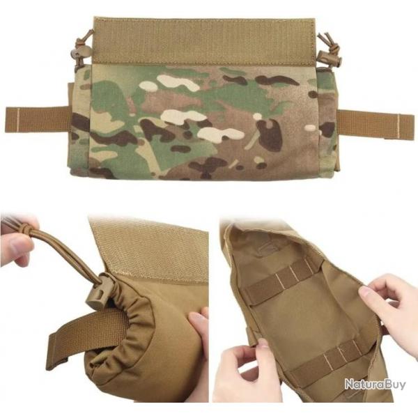 Pochette de dcharge mdicale tactique enroulable-*Camo