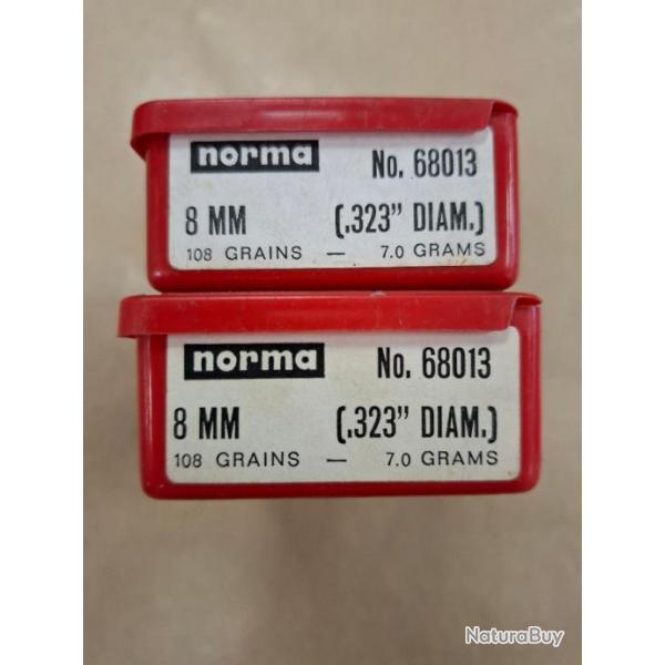 264 ogives Norma 8mm