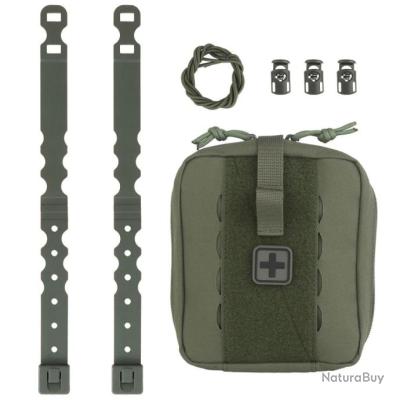 Pochette Tactique DMgear MOLLE Horizontale - Pour Armure, Médical, Paintball, Dimensions 21x15,5x5 Cm, Nylon