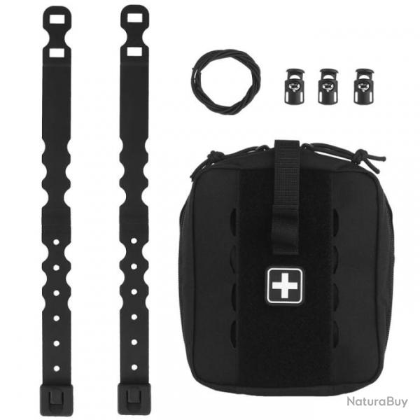 Kit de premiers soins tactique Pochette mdicale MOLLE-* BK