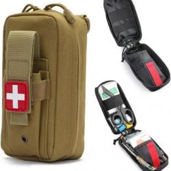 Trousse de premiers secours tactique-*Tan- LIVRAISON GRATUITE !!!