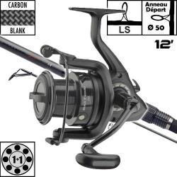 Ensemble Daiwa Black Widow XT 50mm 12' 3lbs 25A