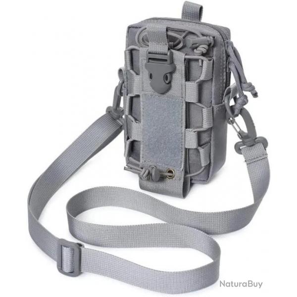 Sac mdical tactique MOLLE pour bouteille d'eau-*GRIS- LIVRAISON GRATUITE !!!