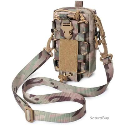 Gourde - Bouteille isotherme,Pochette tactique militaire Molle,étui de