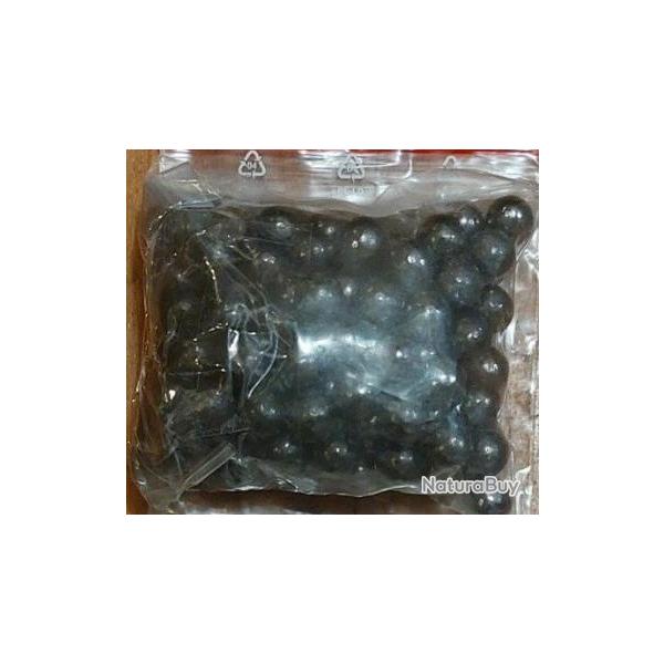 Lot de 120 balles rondes en plombs - calibre 36 -  pour poudre noir