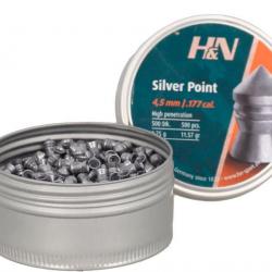 400 Plombs Silver Point 4.5mm H&N