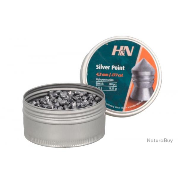 400 Plombs Silver Point 4.5mm H&N