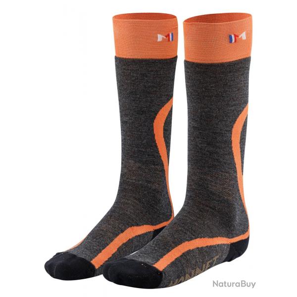Chaussettes medium MONNET PRO HUNTING Orange P 45.46