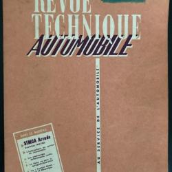 Revue Technique Automobile (RTA) numéro 188 de 1961 SIMCA Aronde.