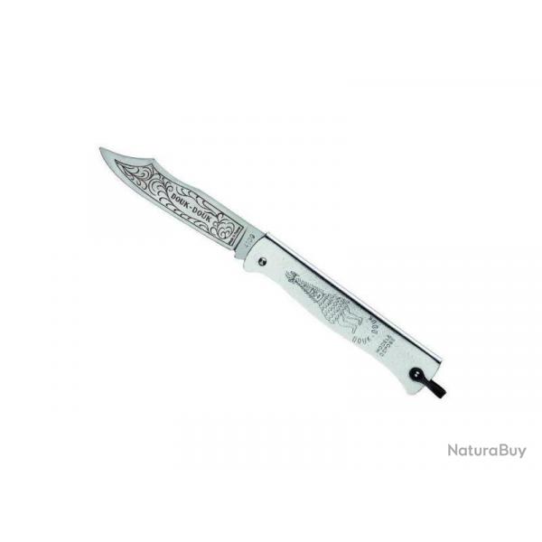 COUTEAU DOUK DOUK BUCK INOX 11CM CHROME