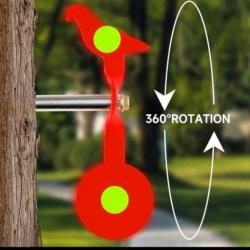 Cible de tir métallique  rotative à 360°