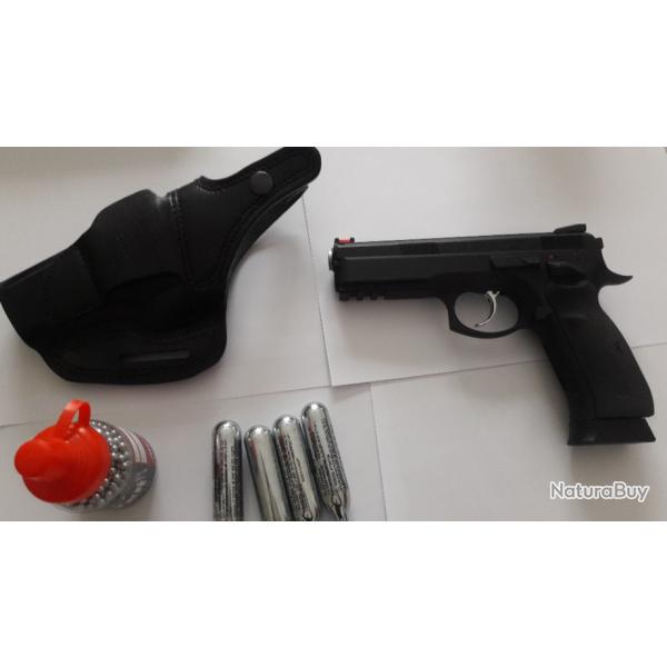 Pistolet CZ shadow sp01 4.5mm a billes blowback