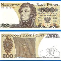 Pologne 500 Zlotych 1982 NEUF Europe Centrale Billet