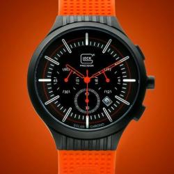 MONTRE GLOCK WATCH CHRONO SET ORANGE