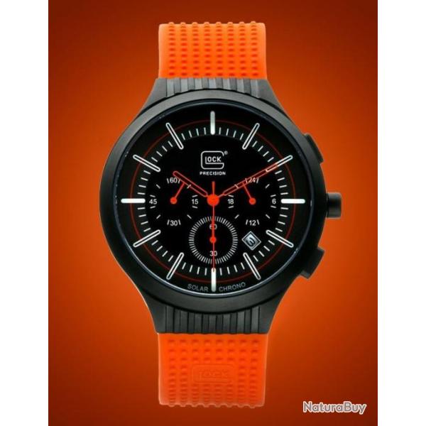 MONTRE GLOCK WATCH CHRONO SET ORANGE