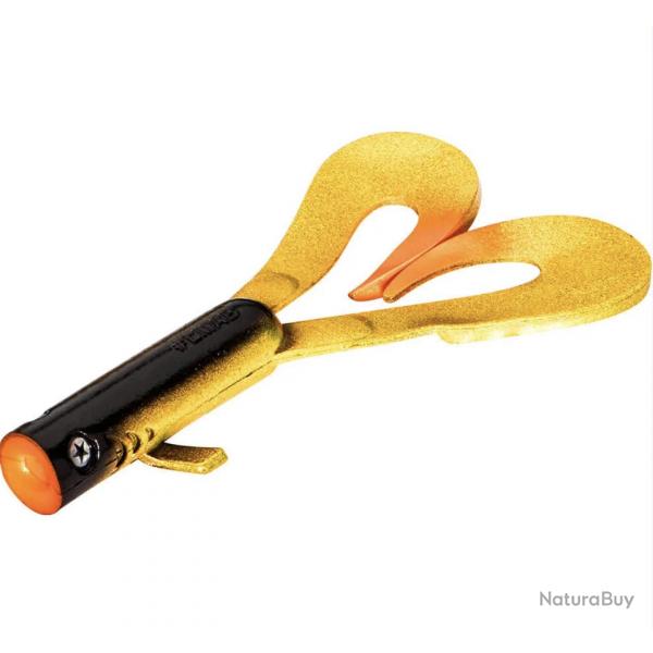 Leurre Souple LMAB Drunk Dancer 18cm 18cm A l'unit 38g #Gold Orange
