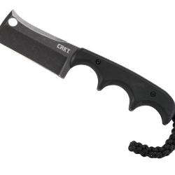 BEL2025 COUTEAU DE COU CRKT "MINIMALIST CLEAVER BLACKOUT" LAME 5.5CM ACIER BLACKWASH NEUF