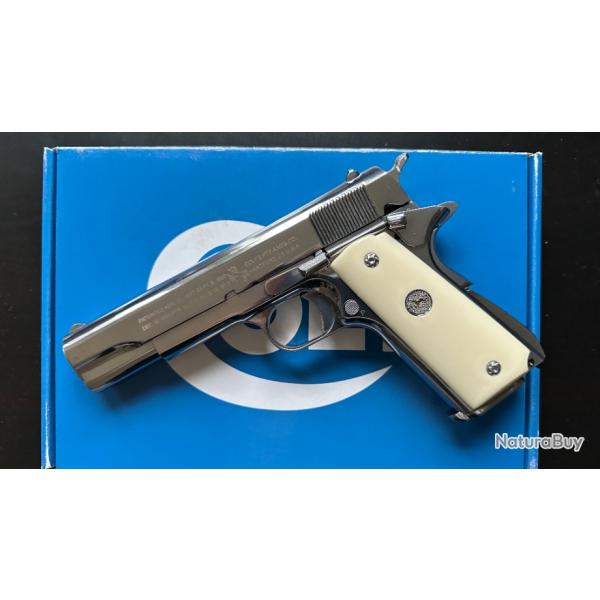 Colt 1911 A1 silver full metal