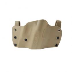 Holster polymer couleur TAN, droitier, pour CANIK TP9 - Adapté à tous les TP9 de taille standard