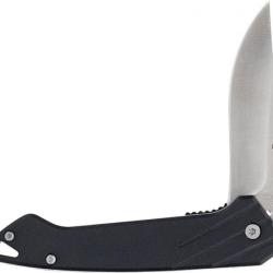 Couteau Smith&Wesson Black Ops Recurve Lame Acier Inox Manche Polymère Linerlock Clip SW1205899