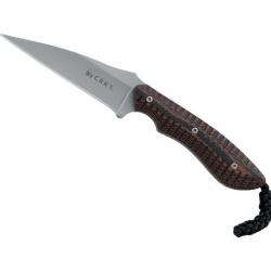 BEL2034 COUTEAU DE COU CRKT "S.P.E.W" LAME WHARNCLIFFE 7.5CM ACIER MANCHE G10 MARRON/NOIR +ETUI NEUF