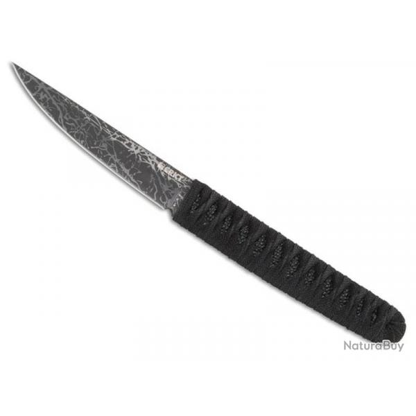 BEL2036 POIGNARD CRKT "OBAKE" LAME 9CM ACIER NITRURE DE TITANE MANCHE DESIGN JAPONAIS NEUF