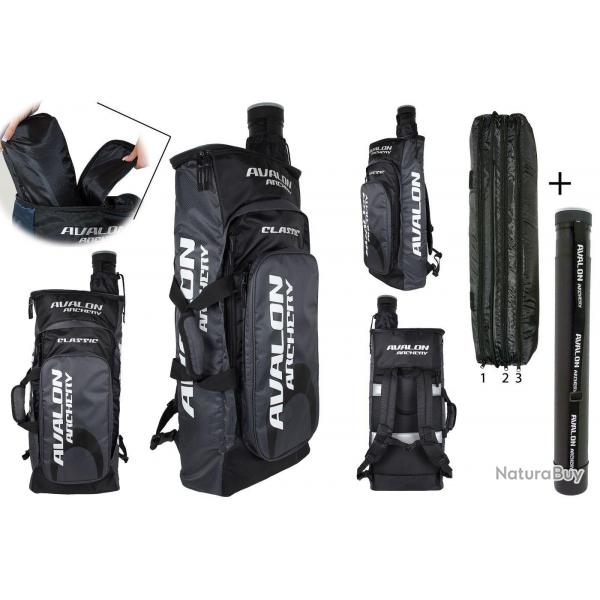 Sac à dos Avalon "Classic" pour arc recurve Gris