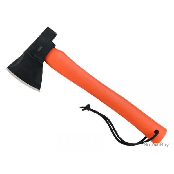 BEL2056 HACHETTE CRKT "CHOGAN" ACIER CARBONE AVEC MARTEAU AU DOS MANCHE ORANGE NEUF