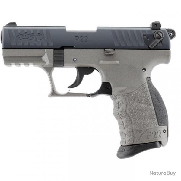 Pistolet WALTHER P22Q gris meteor cal.9mm pak