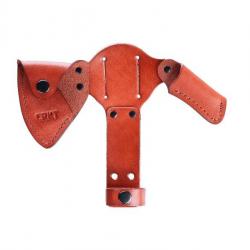 BEL2058 ETUI CUIR ROUGE CRKT POUR HACHE "ODR" NEUF