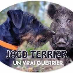 Autocollant pour véhicule "Jagd Terrier"