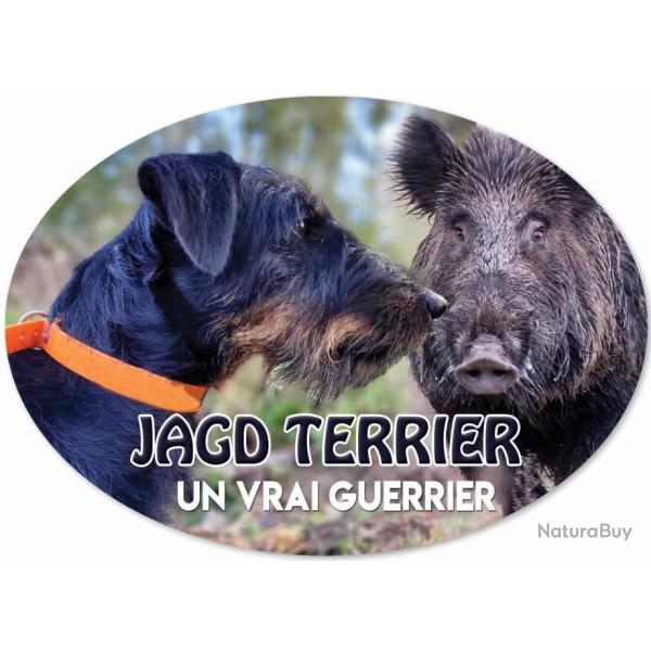 Autocollant pour vhicule "Jagd Terrier"