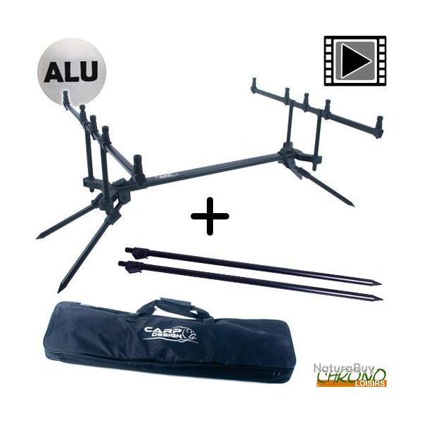 Rod Pod Carp Design Evasion 3/5 cannes + Pieds Longs