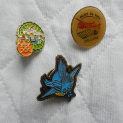 lot de 3 pin's parachutiste français