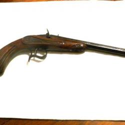 BEAU PISTOLET TYPE FLOBERT - CROSSE RENAISSANCE