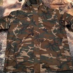 VESTE IMPERMEABLE CHAUDE 100 CAMO